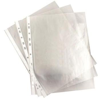 A4 Transparent 35µ Punched Pocket – 100 Sheet Pack