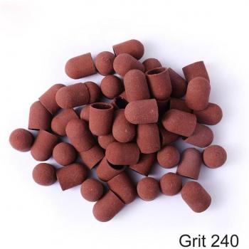 30pcs Professional Nail Sanding Bands, 16x25mm, Grit #80/120/180/240