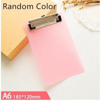 Plastic Writing Board with Clip