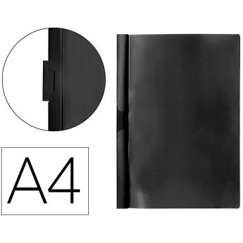 Pasta Dossier Frosty Preto (Pack 10) com Clip Lateral