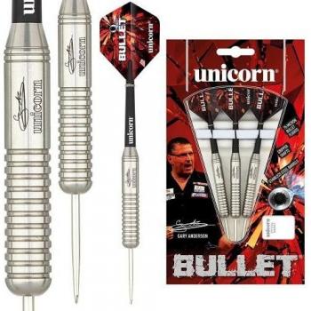 Unicorn Bullet Darts RVS (Pak van 3) 25g Zwart/Zilver