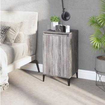 VidaXL Table de Chevet, Armoire de Nuit Sonoma Gris, Moderne, Bois d'Ingénierie, Taille 40x35x70 cm
