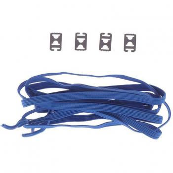 Cordones de goma sin atar con hebilla (4 unidades, 105 cm)
