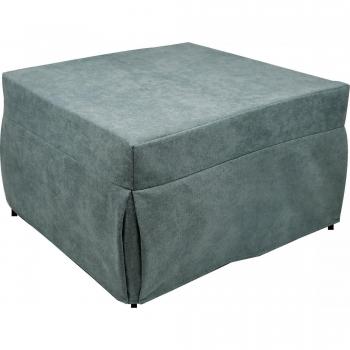Lit-Pouf Pliant Bleu – Dmora 78 × 78 cm – Durabilité 2 ans