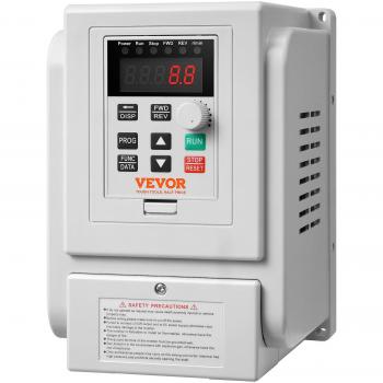 VEVOR 4kW 18A Variable Frequency Drive for 3-Phase Motors
