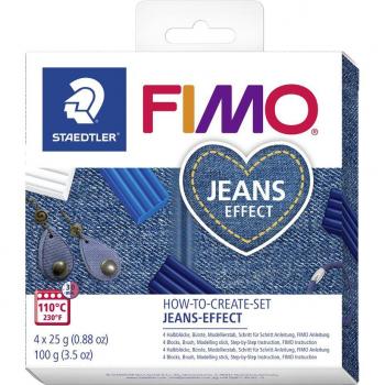 FIMO SOFT Modelliermasse-Set Denim Design