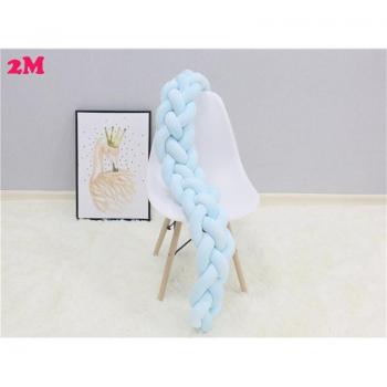 Oreiller Long Bébé Tressé Pare-Chocs 4 Brins