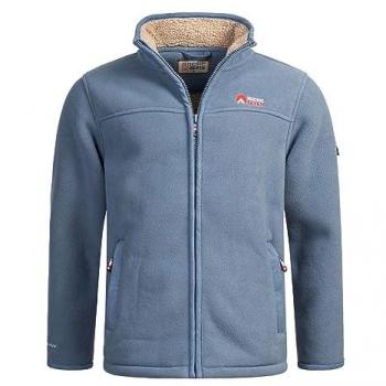 Fleecejacke ARCTIC SEVEN ASZeroo Gr. XXL, blau, Herren, Obermaterial: 100% Polyester; Innenmaterial: 100% Polyester, Jacken, mit hoch schließendem Stehkragen
