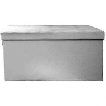 Coffre banc pliable capitonné 76,5 cm