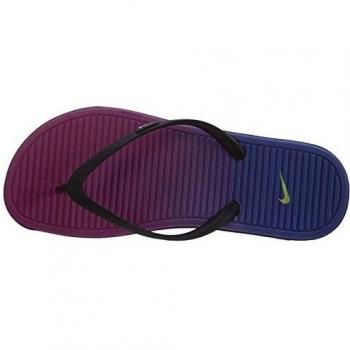 Chanclas Nike Solarsoft Thong 2 Prnt Black / White-Deep Night-Fr Pink