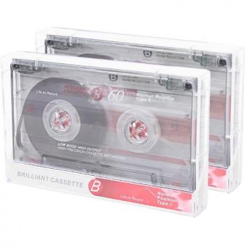 Reproductor Cassette + Cintas Vacías 60’ (2 Unidades)
