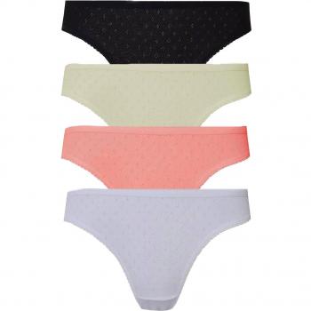 Bikini Mujer Jacquard Cómodo 4 Piezas