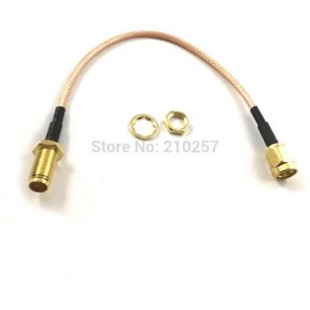 5pcs 15cm RG316 RP SMA Male to RP SMA Female Antenna Extension Cable
