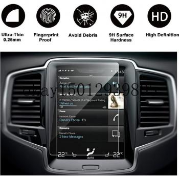 Klarer 8,7‑Zoll Schutzfilm für Volvo V90 S90 XC90 Sensus Navigation – gehärtetes HD-Glas