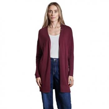 Street One Women's Long Vest in Rood, maat 36