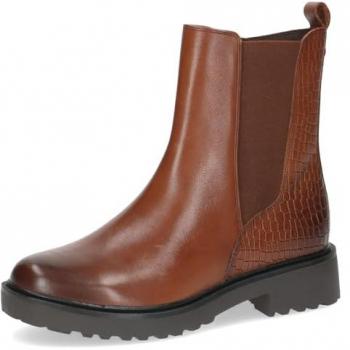 Stiefelette Caprice in Cognac