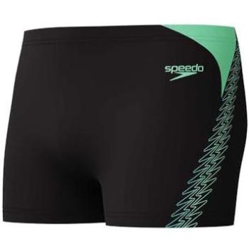 Speedo Hyperboom Splice Men's 38 Dual‑Color Black & Alfalfa Green Shorts