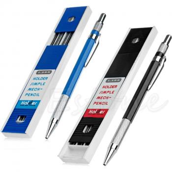 2mm 2B Lead Holder Mechanical Pencil with Refills