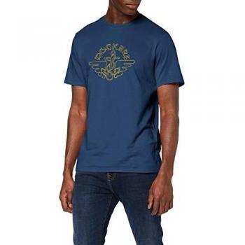 Camiseta Azul Dockers con Logo 1986