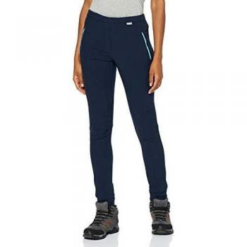 Regatta Damen PENTRE elastische Isoflex Trekkinghose, wasserfest, 2 Seitentaschen & Reißverschluss, Marineblau, 12 Zoll
