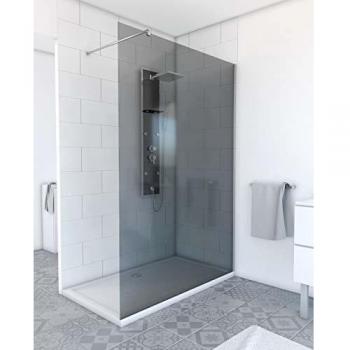 Paroi de douche en verre fumé 8 mm Freedom 2 Fumée