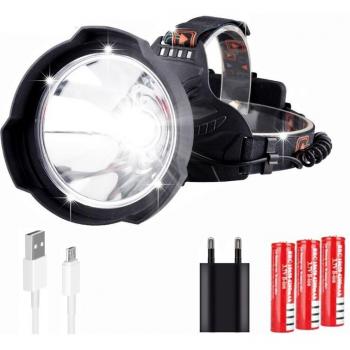 Lámpara de Casco LED Portátil de 7500 Lúmenes