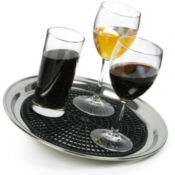 Cushioned Rubber Tray Protector – 12” Waiter’s Tray, 9.25” Bar Tray