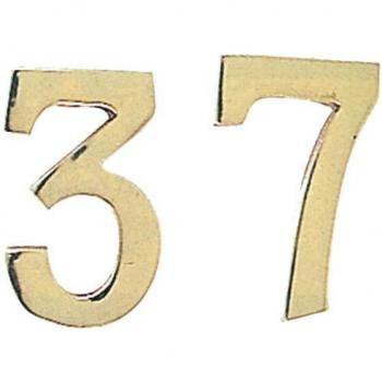 Numéro Civique 0 en Laiton 100 mm