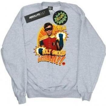 DC Comics Damen-Sweatshirt „Batman TV-Serie Superhelden-Style“. L weiß