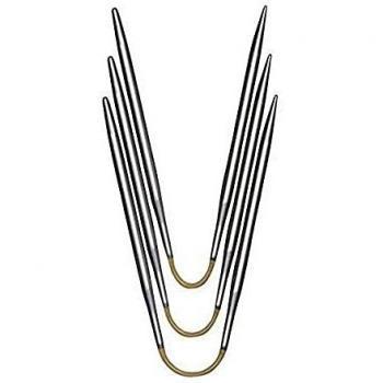 Addi CraSyTrio Karabiner-Stricknadel – 3,5 mm – Rund, 21 cm – für Socken & Strümpfe