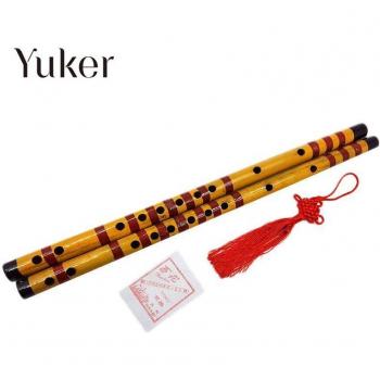 Chinese Handmade Bamboo Dizi Flute 47cm Soprano F Key