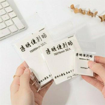 Notas Transparentes Impermeables 100 piezas
