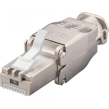 8P8C Tool-Free RJ45 Plug Connector for CAT 6a