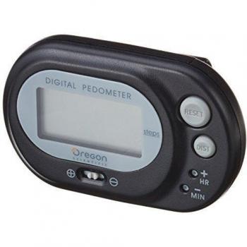 Reloj‑Podómetro Oregon PE‑320 Negro