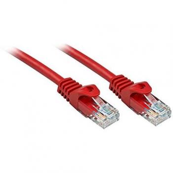Cable de red U/UTP RJ-45 Cat6 0.5m Rojo