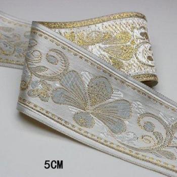 Ethnic Style 5CM Jacquard Ribbon