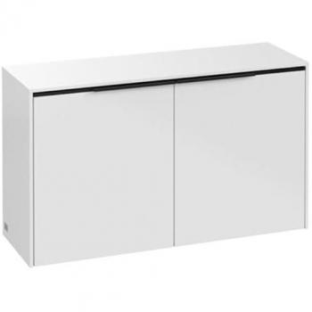 Buffet Villeroy et Boch Subway 3.0, C60001VE, 80,5x42,3x25,6cm, noir volcan, blanc brillant