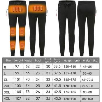 Wheel Up Rechargeable Heated Pants