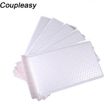 10-Pack Pearl White Bubble Mailers – Self-Closing Poly Envelopes