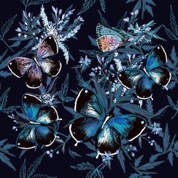 Floral Printed Satin Fabric