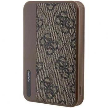 MagSafe 4G 5000 mAh Batterie Externe Guess – Marron