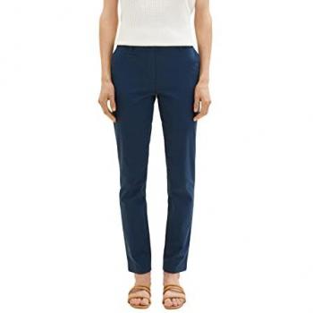 TOM TAILOR Slim Chino Hose, blau, Uni, Gr. 36/30