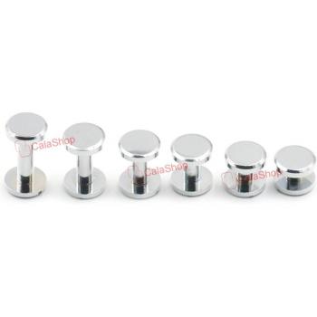 Solid Brass Button Studs for Leather Belts
