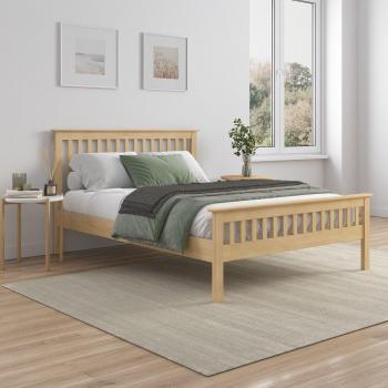 Solid Oak Double Bed Frame