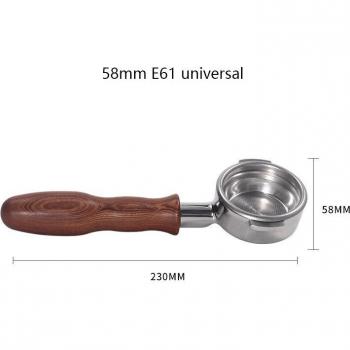 EXPOBAR E61: Cafetera de Madera y Portafiltro de 58MM