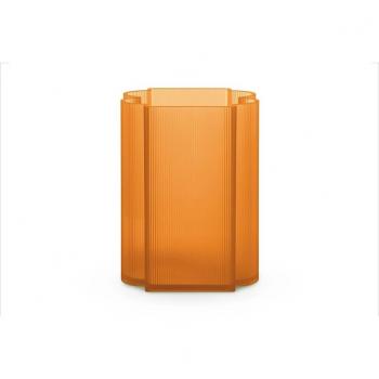 Vaso Okra Basso Kartell 24cm Arancione