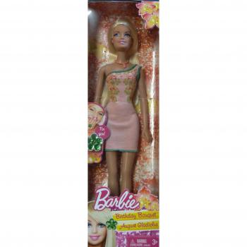 Barbie's August Birthday Glorious Gladiolus Bouquet with Birthstone Ring