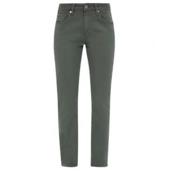 Mid Rise QS Stoffhose Jeans – Regular Fit, Slim‑Fit mit Patch