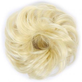 LUPU Women's Synthetic Hair Curly Chignon Scrunchie