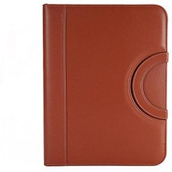 A4 PU Leather Zipper Folder Multifunction File Bag Calculator Binder Business Pad Manager DorpShipping